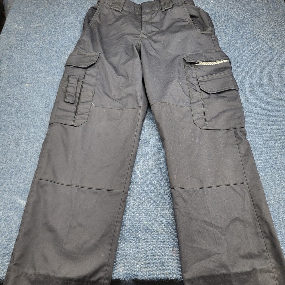 Elbeco Tek3 Mens Black Tactical Cargo Pants 31R Work Uniform EMS Security